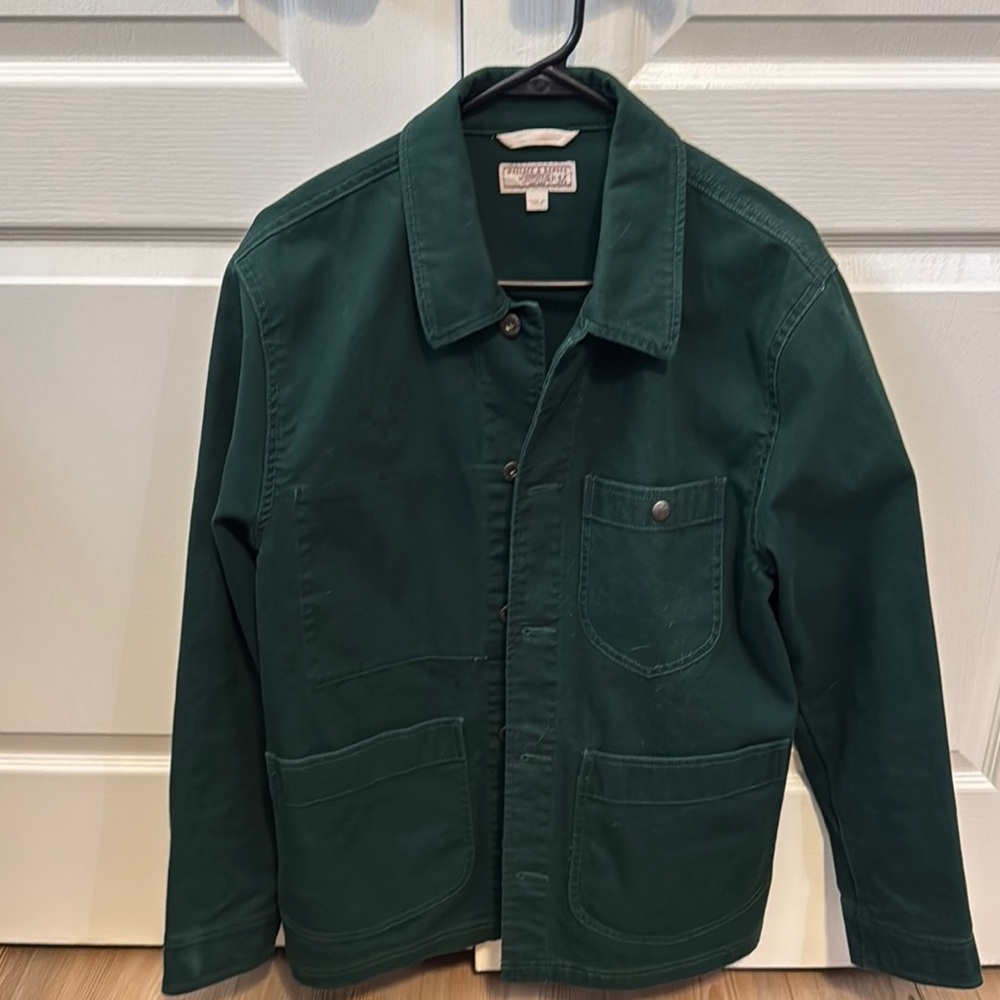 Wallace & Barnes duck canvas utility chore jacket